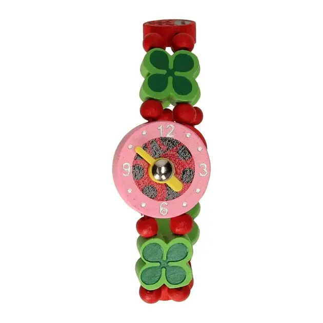 Horloge Hout Lieveheersbeestje Favoriet