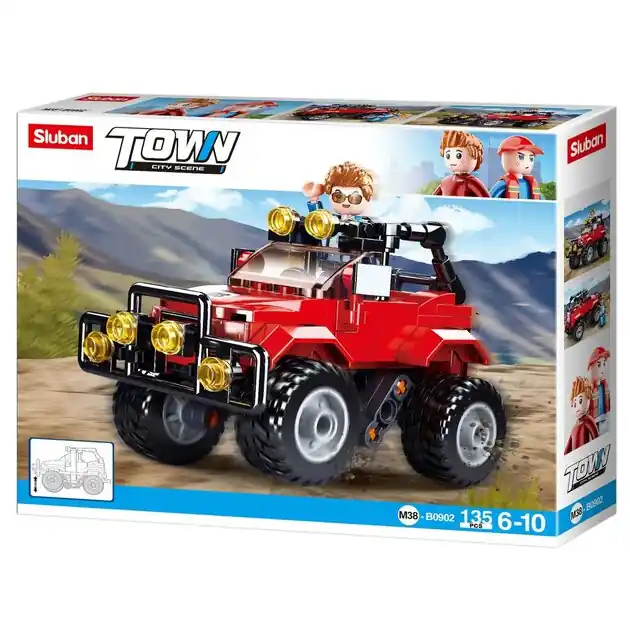 Aanbieding Sluban Rode Offroader - 135dlg.