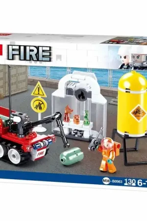 Sluban Brandweer Robot Oefening - 130dlg. Lage Kosten