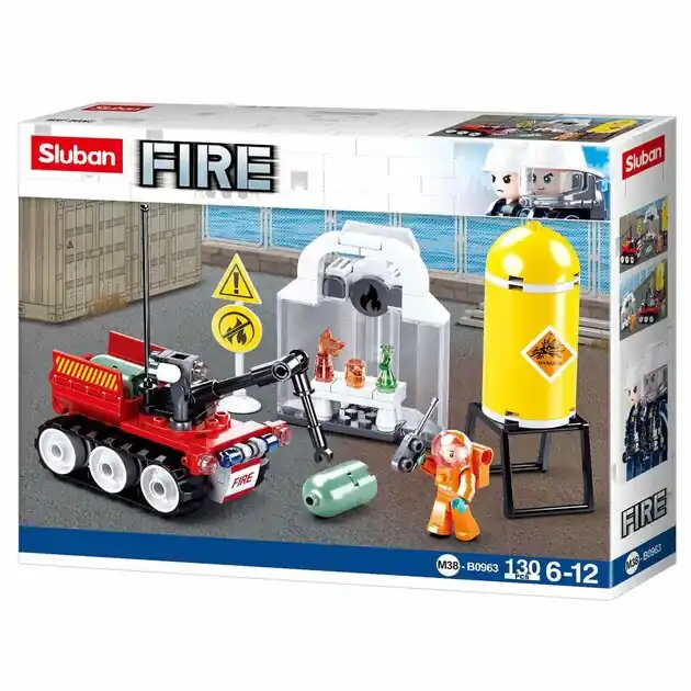 Sluban Brandweer Robot Oefening - 130dlg. Lage Kosten