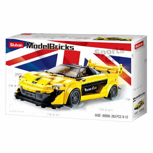 Sluban Engelse Supercar Geel - 283dlg. Laatste Kans