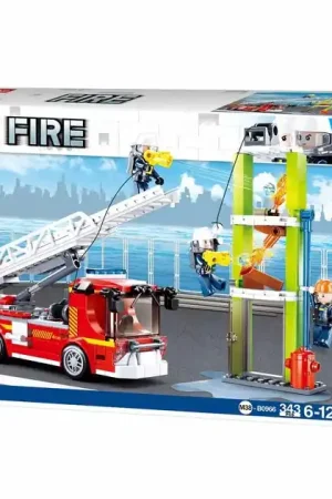 Sluban Brandweer Ladderwagen Oefening Exclusieve Aanbieding