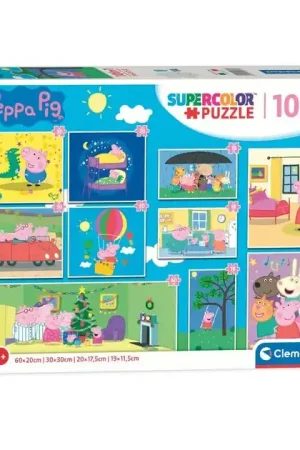 Uitverkoop Clementoni Puzzels Peppa Pig, 10in1