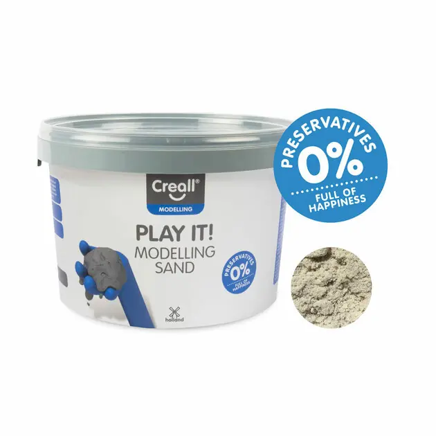 Voordeelprijs Creall Play It Speelzand Naturel, 2500gr.