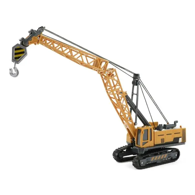 MetalWorld Bouwvoertuig -kraanwagen mt rupsbanden - 1:55 Hete Deal
