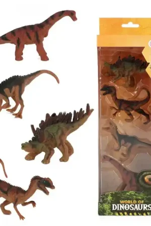 World of Dinosaurs Dinosaurussen, 4st. Snelle Levering