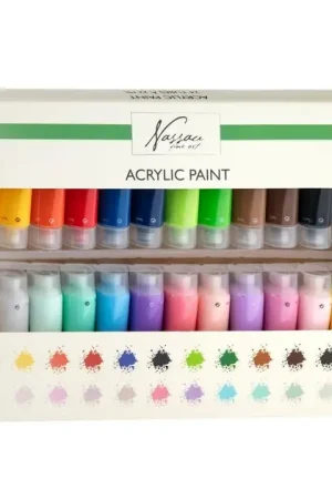 Speciale Aanbieding Nassau Acrylverf Basis en Pastelkleuren, 24x22ml