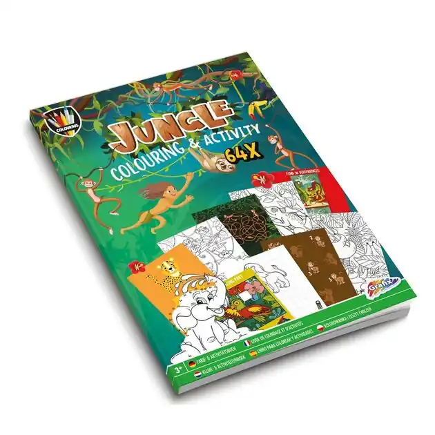 Merkproduct Kleur- en Activiteitenboek Jungle