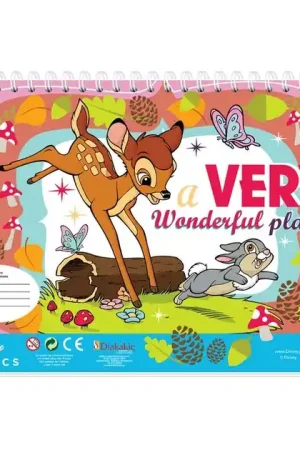 Bambi Kleurplaten met Stencil en Stickervel Tijdelijk Beschikbaar