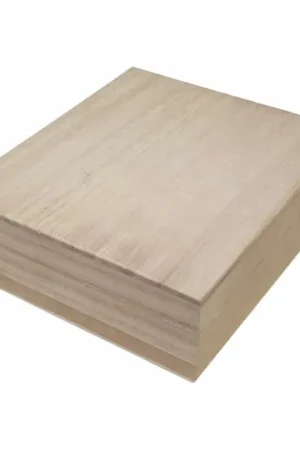 Beperkt Aanbod Kist Vierkant met Losse Deksel Paulownia Hout