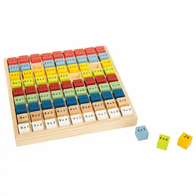 Weekendaanbieding Small Foot - Houten Reken Keersommen Kleur, 82dlg.
