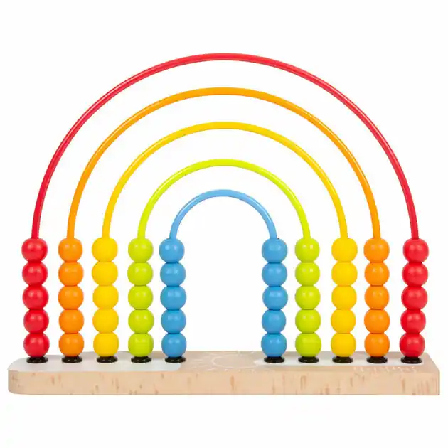 Goedkoop Small Foot - Houten Motoriekspiraal Regenboog