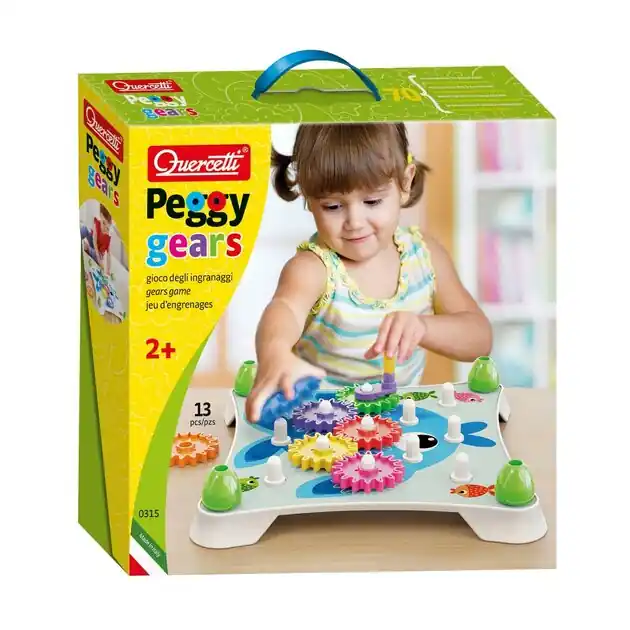 Speciale Aanbieding Quercetti Jumbo Gears - Tandwielenspel - Vanaf 2 Jaar