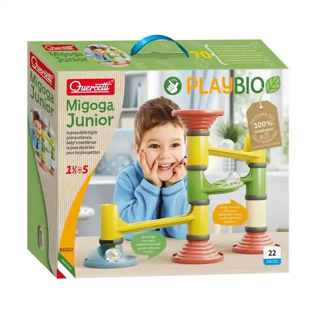 Lage Prijs Quercetti PlayBio Junior Knikkerbaan Migoga