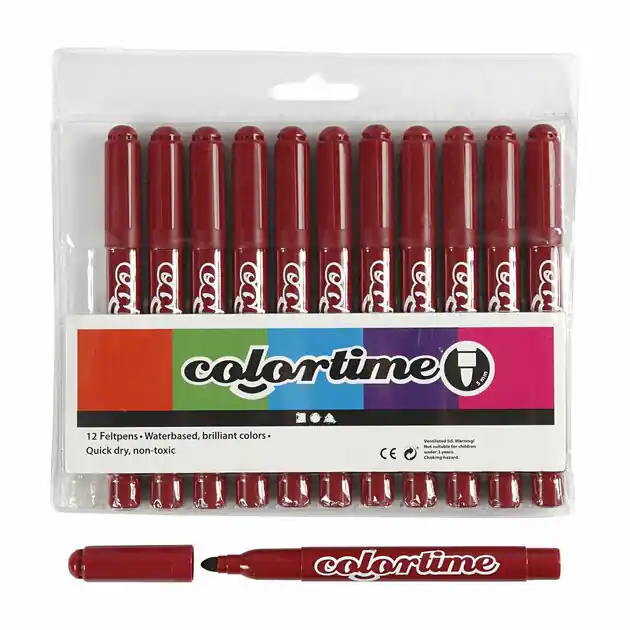 Seizoensaanbieding Wijnrode Jumbo Stiften, 12st.