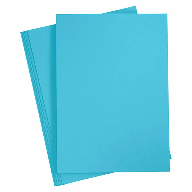 Gecertificeerd Gekleurd Karton Helder Blauw A4, 20 vel