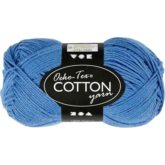 Katoengaren, Blauw, 50gr, 170m Favoriet