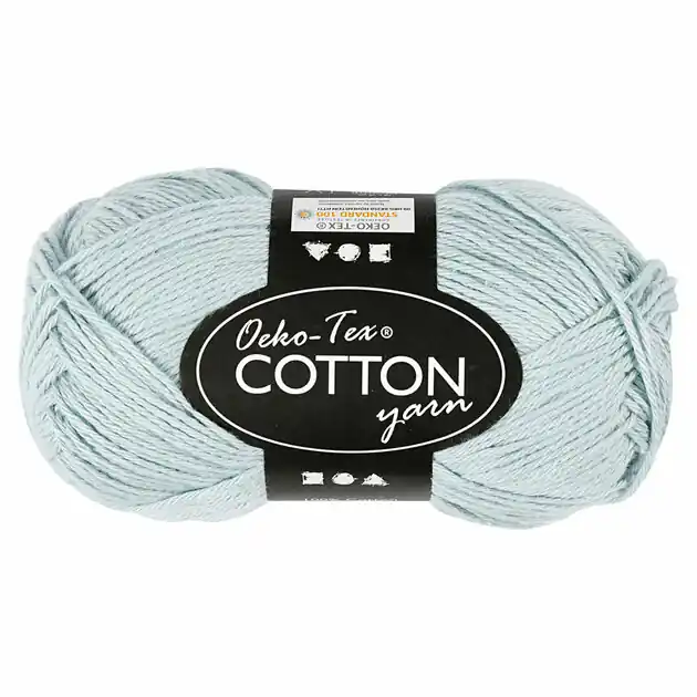Katoengaren, Zacht Blauw, 50gr, 170m Merkproduct