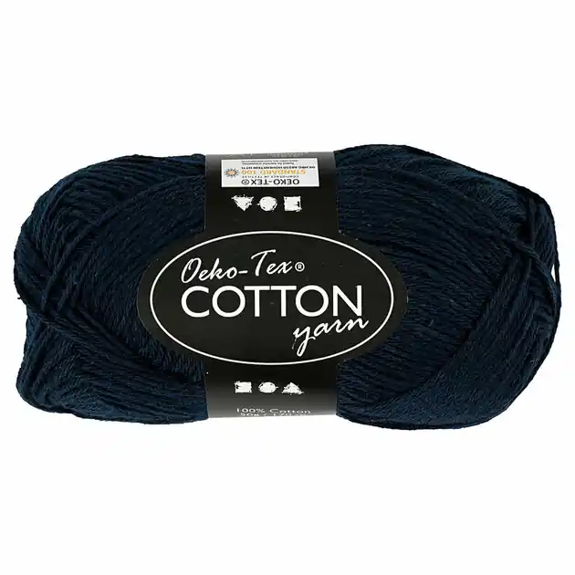 Katoengaren, Donkerblauw, 50gr, 170m Hete Deal