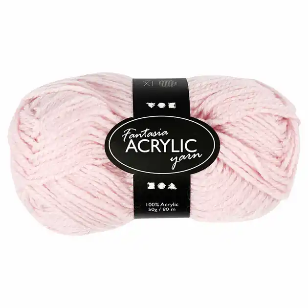 Bestel Nu Acrylgaren, Lichtrood, 50gr, 80m