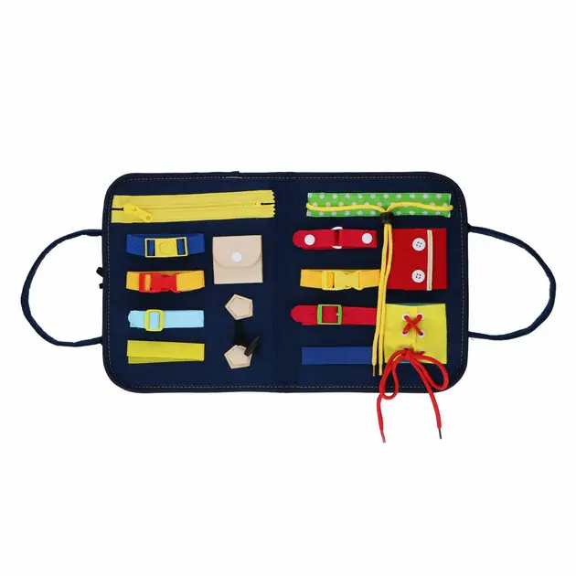 Montessori Activiteitenboek - Kleding Leren Openen en Sluiten - Motoriek oefenen Rechtstreeks Van De Fabrikant