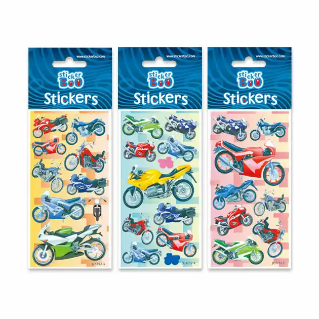 Stickervel Motors Op = Op