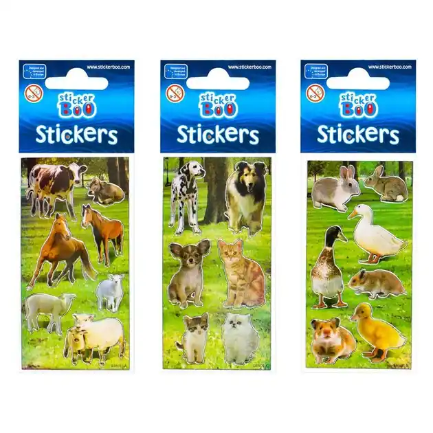 Weekendaanbieding Stickervel Boerderijdieren