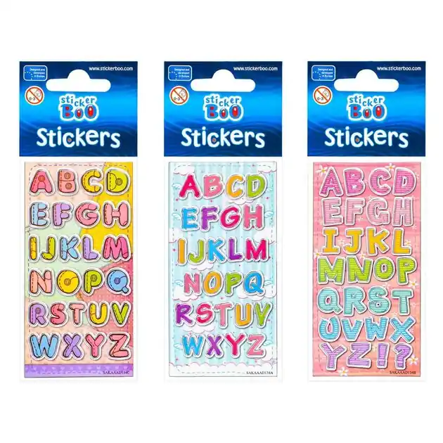 Lage Prijs Stickervel Letters