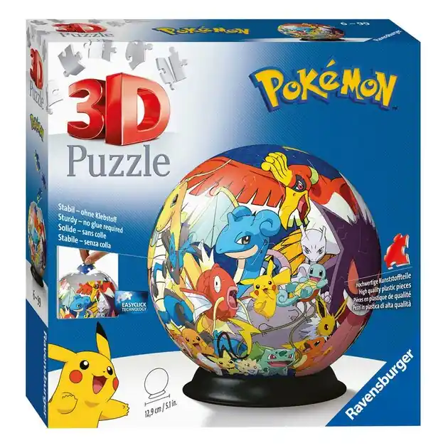 Express Levering Ravensburger Pokémon Puzzelbal, 72st.