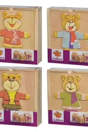 Beperkte Voorraad Eichhorn Houten Puzzel Beer, 20st.