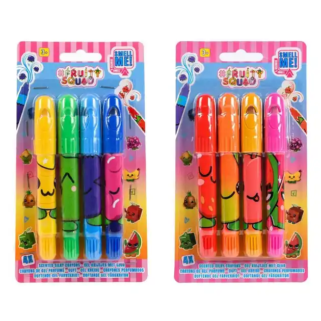 Fruity Squad Superzachte Krijtjes met Geur, 4st. Gereduceerde Prijs