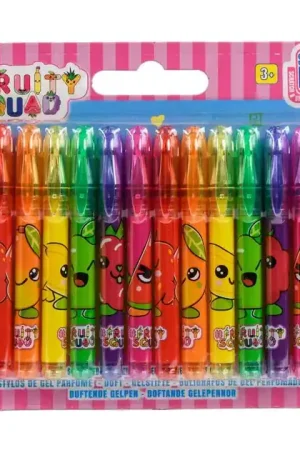 Aanbieding Fruity Squad Mini Gelpennen met Geur, 12st.