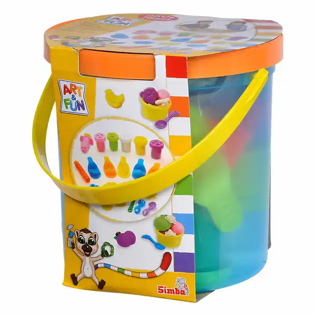 Weekendaanbieding Art & Fun Fruitmand Kleiset - 5 Kleipotjes
