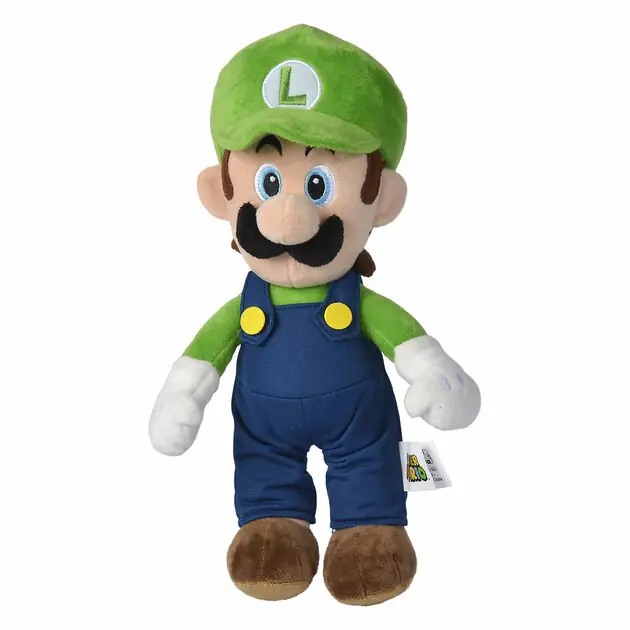 Knuffel Pluche Super Mario Luigi, 30cm Weekendaanbieding