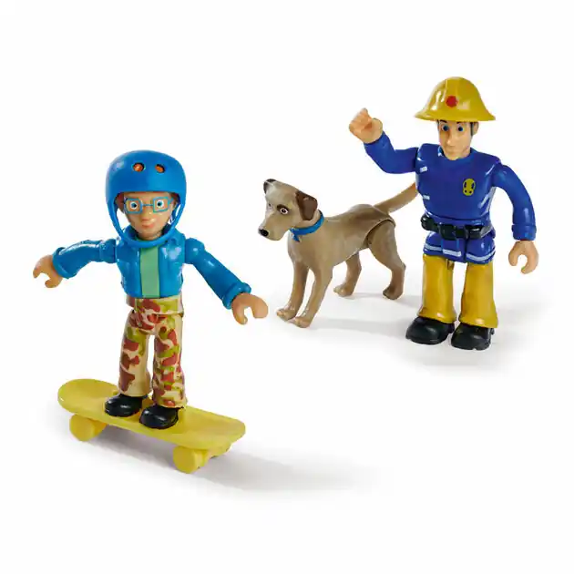 Korting Brandweerman Sam Speelfiguren - Elvis, Norman, Nipper