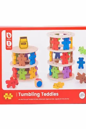 Actieprijs Bigjigs Houten Stapelspel Teddyberen.