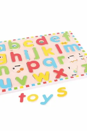 Beperkt Aanbod Bigjigs Houten Puzzel Alfabet, 26st.