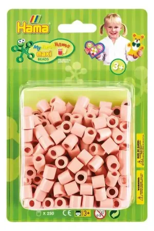 Hama Maxi Strijkkralen Mat Roze, 250st. Populair