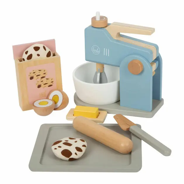 Direct Beschikbaar Small Foot - Houten Mixer Set, 12dlg.