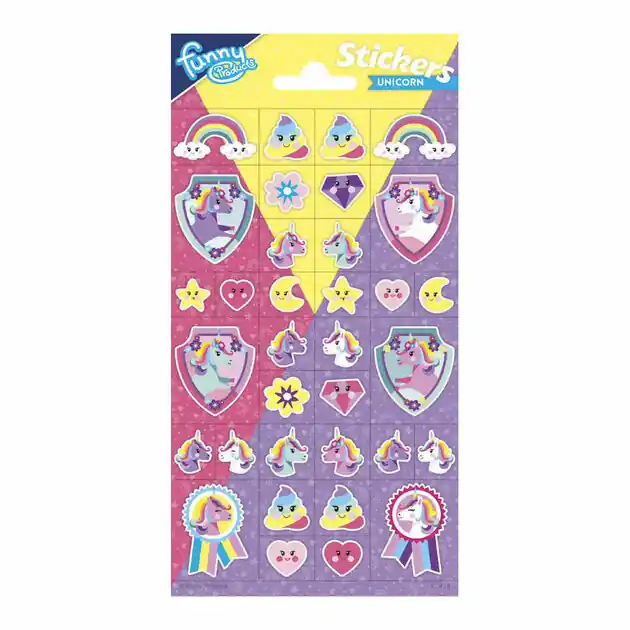 Must-Have Stickervel Glitter - Eenhoorn