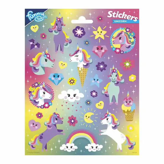 Stickervel Eenhoorn Alleen Vandaag