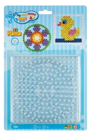 Hama Maxi Strijkkralenbordjes Cirkel en Vierkant Speciale Aanbieding