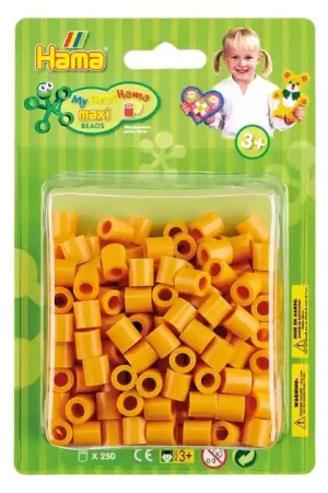 Hama Maxi Strijkkralen Teddybeer Bruin, 250st. Speciale Aanbieding
