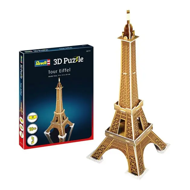 Populair Revell 3D Puzzel Bouwpakket - Eiffel Tower 20st.