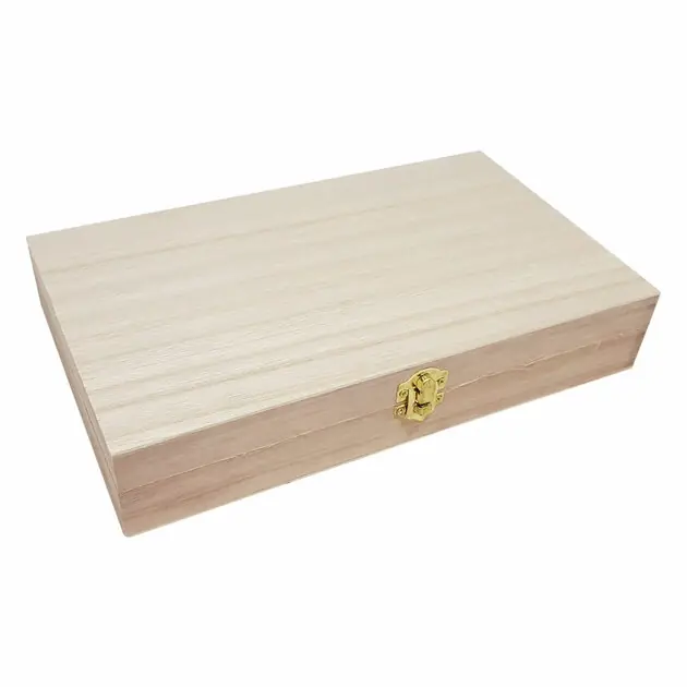 Weekendaanbieding Penselenkist Paulownia Hout
