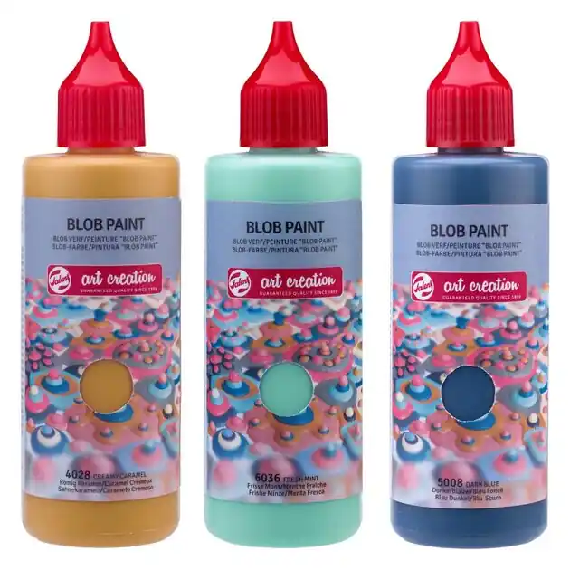 Exclusieve Aanbieding Talens Art Creation Blobverf Mint, 3dlg.