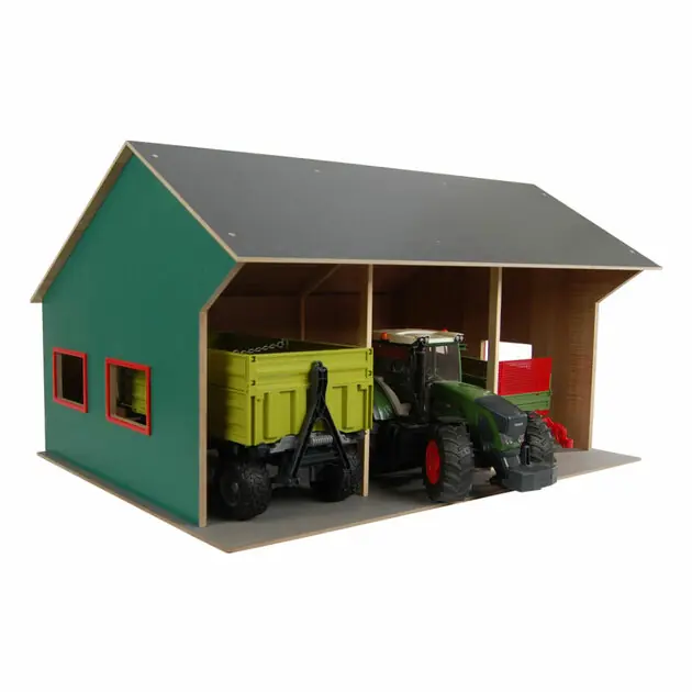 Kids Globe Landbouwloods voor 3 Voertuigen, 1:16 Exclusieve Aanbieding