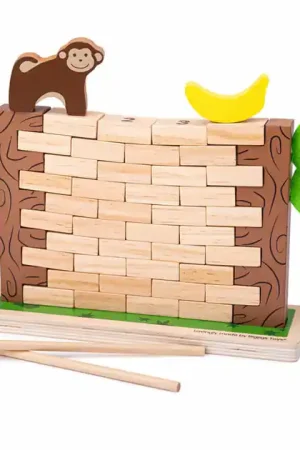 Weekendaanbieding Bigjigs Houten Kinderspel Jungle Crash
