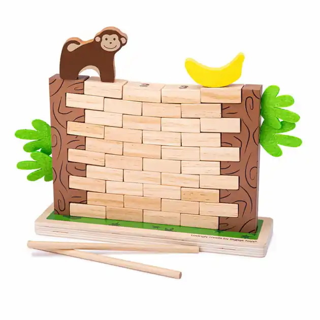 Weekendaanbieding Bigjigs Houten Kinderspel Jungle Crash