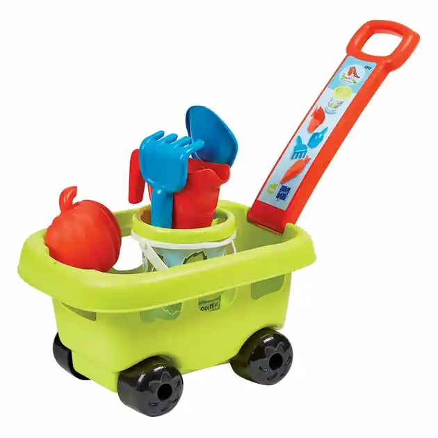 Finale Uitverkoop Ecoiffier Bolderkar met Accessoires